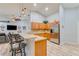 Well-equipped kitchen with stainless steel appliances, ample counter space, and an open layout at 157 Long Pine Dr, Deltona, FL 32725