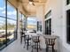 Inviting outdoor patio featuring a bar area with seating and panoramic views at 200 Valencia Ridge Dr, Auburndale, FL 33823
