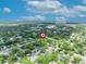 A beautiful aerial view showing the home's prime location near parks, lakes, gardens, and downtown Baldwin Park at 2004 E Marks St, Orlando, FL 32803