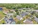 Aerial view of a residential neighborhood with mature trees and homes at 2381 Pinebrook Ct, Oviedo, FL 32766