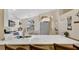 Eat-in kitchen with marble countertops and stainless steel appliances at 2381 Pinebrook Ct, Oviedo, FL 32766