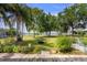 Beautiful backyard overlooking the water with mature trees and lush greenery at 2519 Gabriel Rd, Fort Meade, FL 33841