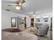 Open main bedroom suite featuring a walk-in closet, seating area, and ensuite with dual vanities at 2519 Gabriel Rd, Fort Meade, FL 33841