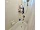 Bright bathroom featuring a standard tub and shower with white tile at 3301 Bethpage Loop, Mount Dora, FL 32757