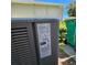 Close-up of the HVAC unit showing the Lennox brand and serial number at 3301 Bethpage Loop, Mount Dora, FL 32757
