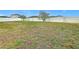 Expansive fenced backyard, offering a private retreat with green grass and mature landscaping at 332 Blue Lake Cir, Kissimmee, FL 34758