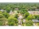 This aerial view captures a residential neighborhood with lush greenery and easy access to nearby amenities at 400 Shelby Ct, Apopka, FL 32712