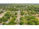 Neighborhood aerial view, displaying the property's location within a community surrounded by mature trees and green spaces at 400 Shelby Ct, Apopka, FL 32712