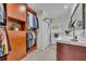 This closet features generous storage, built in organization, and a full length mirror at 401 Sanford Ave, Longwood, FL 32750