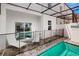 Private pool area with stylish outdoor seating, enclosed for safety at 485 Famagusta Dr, Davenport, FL 33896