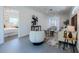 Inviting living room with tile floors leading to the bedroom and other areas of the home at 506 S Hyer Ave, Orlando, FL 32801