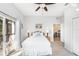 Bedroom features deck access, neutral decor, and bright, natural light at 509 New Providence, Davenport, FL 33897