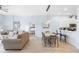 Bright living room flows into the dining area and kitchen, great for entertaining at 509 New Providence, Davenport, FL 33897