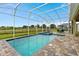 Sparkling in-ground pool and spa within a screened-in lanai, perfect for relaxation and entertainment at 905 Ocean Course Ave, Davenport, FL 33896