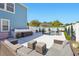 Backyard oasis featuring a beautiful pool, lounge area, and manicured landscaping for ultimate relaxation at 931 Croton Rd, Celebration, FL 34747