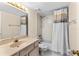 Well-lit bathroom with a shower-tub combo and essential fixtures for daily use at 1162 Carmel Cir # 440, Casselberry, FL 32707