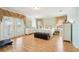 Spacious primary bedroom with hard wood flooring, walk-in closet and French doors at 14819 Braywood Trl, Orlando, FL 32824