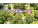 Aerial view of property showcasing the large lot and location in the neighborhood at 1511 Crestline St, Orlando, FL 32806