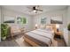 Bedroom featuring a comfortable bed, natural light, and calming decor at 2015 N Hastings St, Orlando, FL 32808