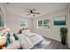 Bright bedroom with a comfortable bed, stylish rug, and plenty of natural light at 2015 N Hastings St, Orlando, FL 32808