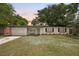 Charming single-story home featuring a well-manicured front yard and a welcoming light blue front door at 2015 N Hastings St, Orlando, FL 32808