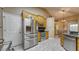 Kitchen with stainless steel appliances and eat in space at 203 Red Bud Ct, Lake Mary, FL 32746