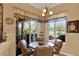 Cozy breakfast nook with natural light and lanai access at 313 Sorrento Rd, Poinciana, FL 34759