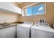Well-equipped laundry room with modern appliances, granite counters and ample storage for convenience at 3228 Brasilia Ave, Kissimmee, FL 34747