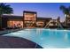 Resort-style pool with fountains and modern clubhouse, perfect for relaxation and entertaining at 3228 Brasilia Ave, Kissimmee, FL 34747