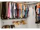 Organized walk-in closet with clothing racks and storage solutions at 3536 Moss Pointe Pl, Lake Mary, FL 32746