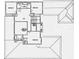Second story floor plan with bedrooms, bathrooms, a loft, and open-to-below foyer and living room at 4120 Juliana Lake Dr, Auburndale, FL 33823