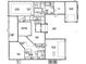 Detailed floor plan of the home showcasing the layout and dimensions of the rooms at 4120 Juliana Lake Dr, Auburndale, FL 33823