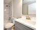 Bathroom featuring a shower and bath combination and a modern vanity at 4404 Gwyndale Ct, Orlando, FL 32837