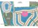 Community map showing the neighborhood's layout with water features, natural areas and planned amenities at 545 Moon Shell Cir, New Smyrna Beach, FL 32168