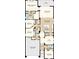Layout showcasing the primary bedroom, great room, kitchen, flex space, and four bedrooms in the house at 545 Moon Shell Cir, New Smyrna Beach, FL 32168