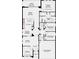 Detailed floor plan showcasing the layout of the home with primary suite, three bedrooms, and an open-concept kitchen at 556 Moon Shell Cir, New Smyrna Beach, FL 32168