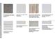 Sample board with flooring, quartz countertops, tile, backsplash, and cabinet colors and styles at 556 Moon Shell Cir, New Smyrna Beach, FL 32168