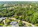 Expansive aerial view featuring lush tree coverage and beautiful homes that provides a serene living experience at 102 Wild Plum Ln, Longwood, FL 32779