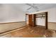 Bedroom with a ceiling fan, wood trim, and a closet at 102 Wild Plum Ln, Longwood, FL 32779