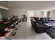 Spacious living room and open floorplan with bar seating at 1134 Pando Loop, Orlando, FL 32824