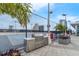 Rooftop outdoor kitchen featuring a built-in grill and stainless steel appliances next to the tennis court at 150 E Robinson St # 409, Orlando, FL 32801