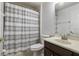 Bathroom with shower and tub combination with tile surround at 1920 Commander Way, Kissimmee, FL 34746