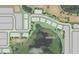 Community map showcasing layout with ponds, wetlands, and street names at 2592 Penguin Blvd, Davenport, FL 33837