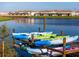 Kayaks and lake for residents to enjoy at 3120 Paradox Cir # 101, Kissimmee, FL 34746