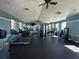 Well-equipped community gym featuring treadmills, weight machines and mirrored wall at 3399 Buoy Cir, Winter Garden, FL 34787