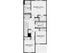 Second floor plan featuring primary suite and two secondary bedrooms with bathrooms at 3527 Mayfair St, Kissimmee, FL 34758