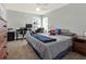 Bedroom with neutral decor, a work-from-home space, and large windows for natural light at 4916 Winwood Way, Orlando, FL 32819
