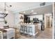 Eat-in kitchen island with barstools at 5005 Laguna Bay Cir # 17, Kissimmee, FL 34746