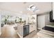 Open-concept kitchen with modern appliances and stylish decor at 5005 Laguna Bay Cir # 17, Kissimmee, FL 34746