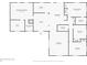 Detailed floor plan showcasing the layout of this one-story home with gym, office, multiple bedrooms and bathrooms at 5205 Saint Regis Pl, Belle Isle, FL 32812